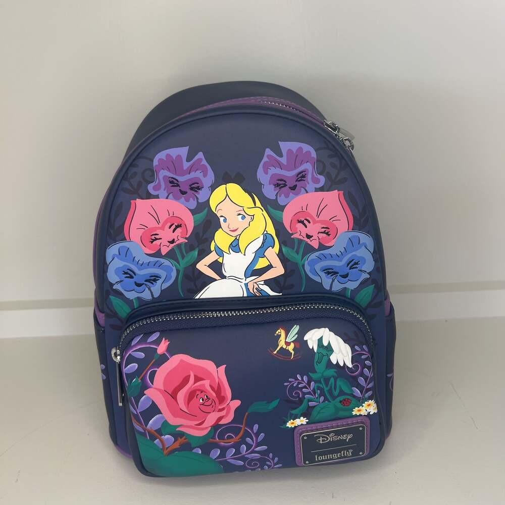 Loungefly Disney Alice in Wonderland Alice & Flowers Mini Backpack